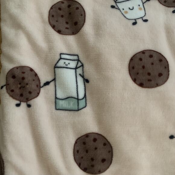 NEW GRUMPY & GORGEOUS WOMEN'S PINK WEARABLE COOKIES SHERPA HOODIE BLANKET L/XL - Picture 5 of 7